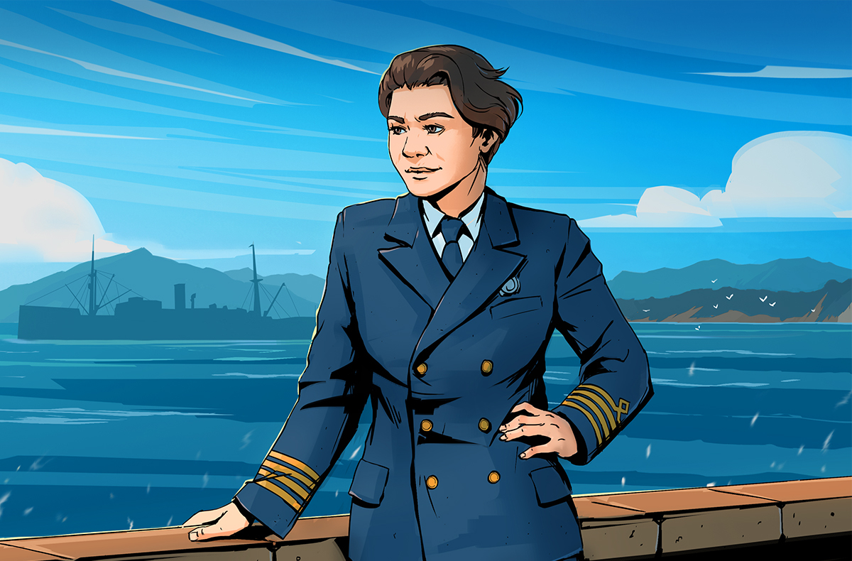 女性海軍艦長 World Of Warships