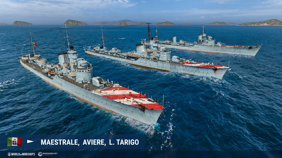 イタリア駆逐艦: アーリーアクセス | World of Warships