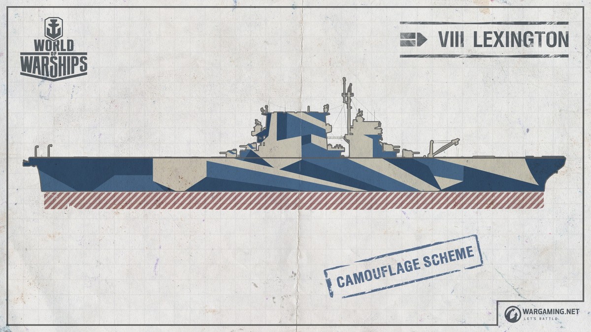 迷彩の歴史: アメリカ海軍 | World of Warships