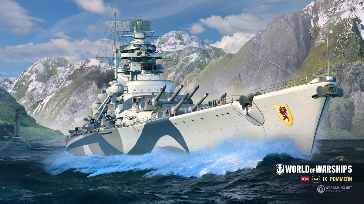 無敵艦隊 Pommern World Of Warships