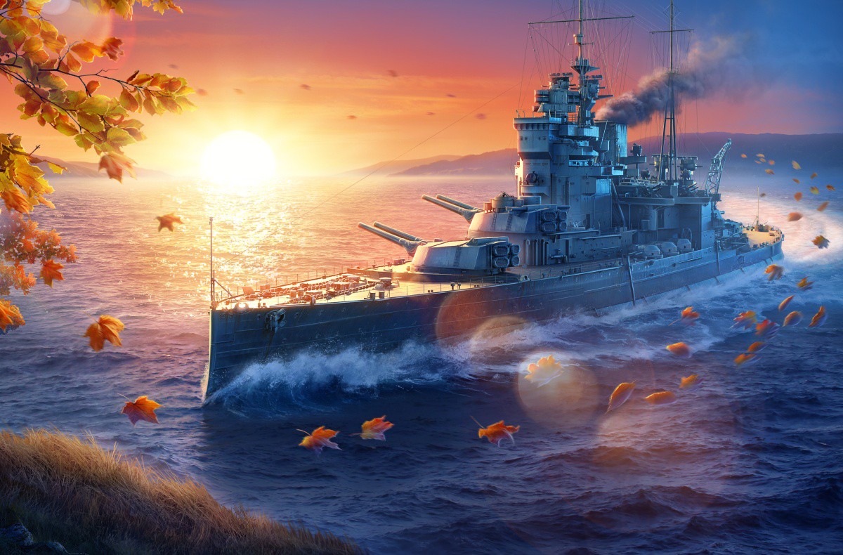 World Of Warships に秋到来 World Of Warships
