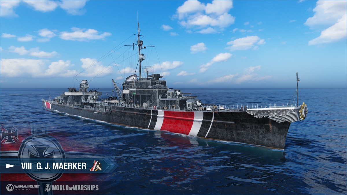 アップデート 0 10 4 ドイツ駆逐艦パート 2 World Of Warships