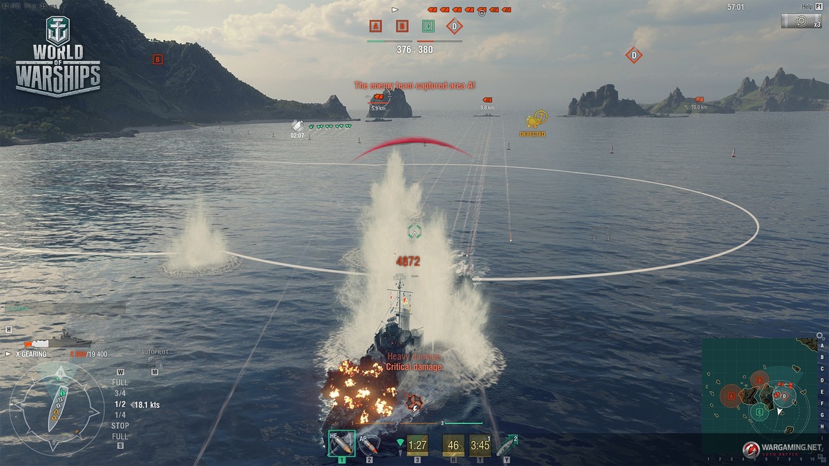 浸水と消耗品 警戒レーダー のメカニズムを刷新 World Of Warships