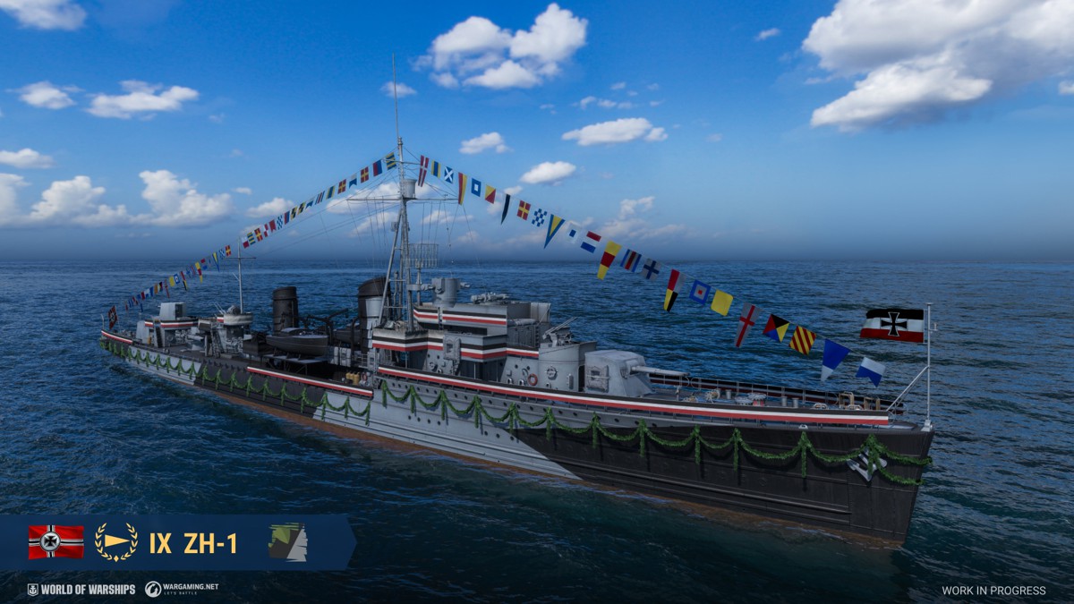 WOWS】新駆逐艦シャトルノーとHocheと時雨とZH-1の衝撃に備えよ